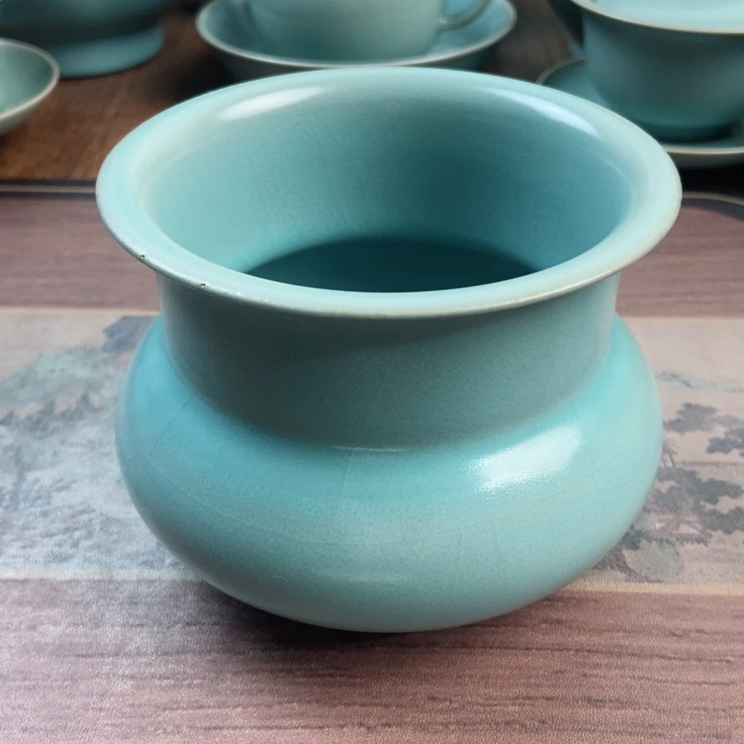 摆件瓷原产地原矿汝瓷～茶器