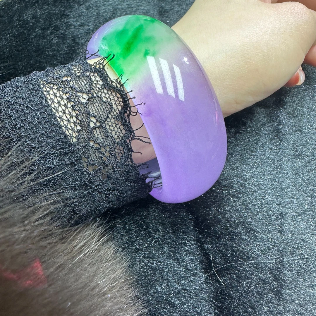 紫罗兰飘花手镯 B38