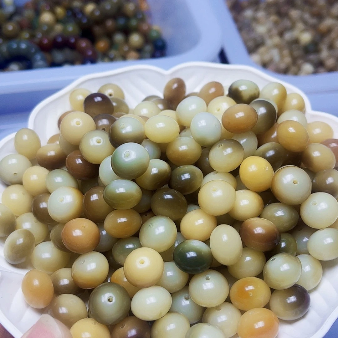 白玉菩提吊坠白玉菩提13算盘20颗卡灯牌宠5颗