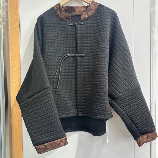 棉外套常规款女立领气质百搭女装上衣宽松复古