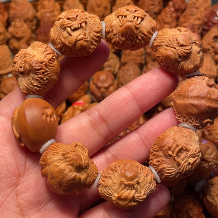 【闪购商品】橄榄核手串/手链谱*横老虎