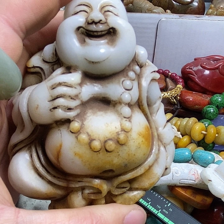 江***美和田玉未镶嵌挂件