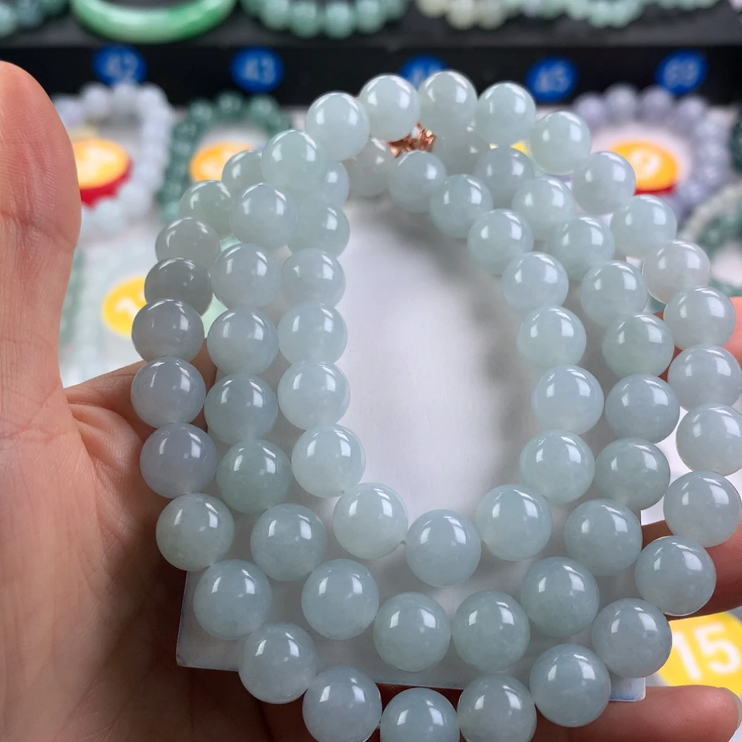 翡翠未镶嵌手链卡10.3