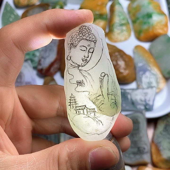 未镶嵌定制翡翠天然翡翠包工