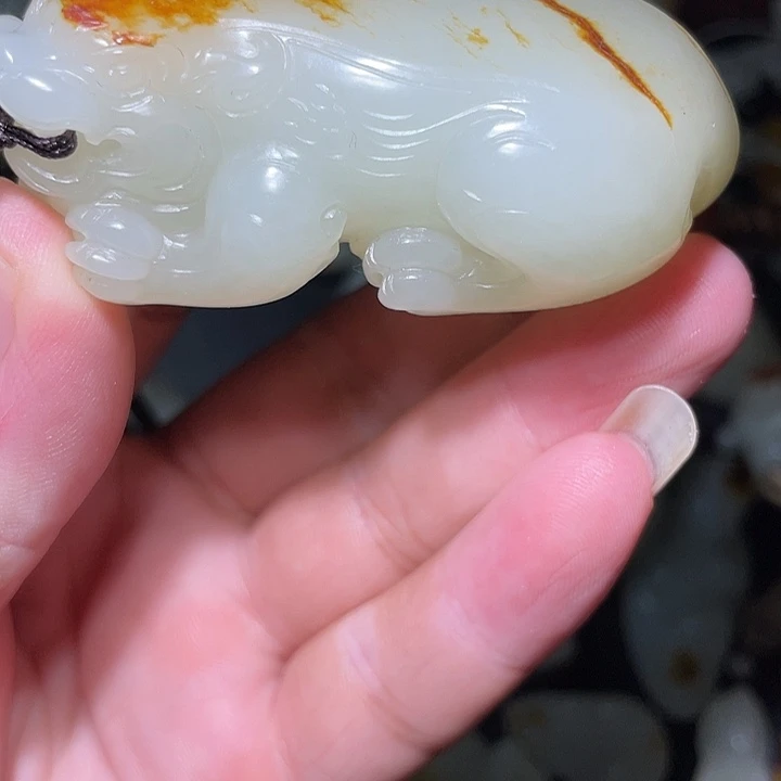 毕***玉颈饰未镶嵌和田玉