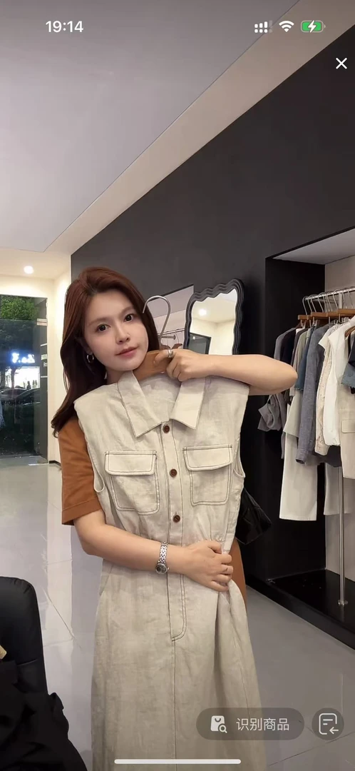 CiCIStudio2亚麻时尚显瘦2025新款连体裙DYQQ千金清冷感贵系衣服