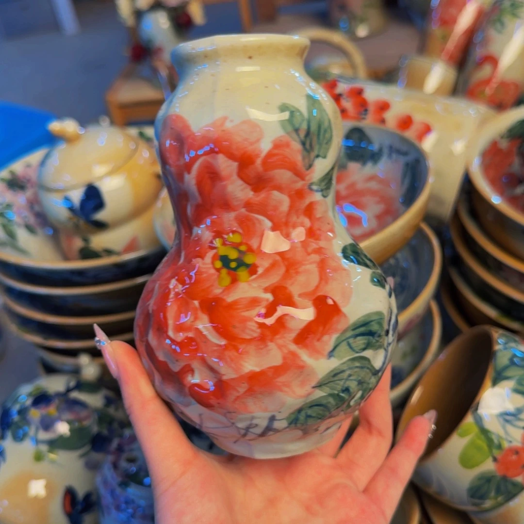 瓷片景德镇陶瓷手工手绘