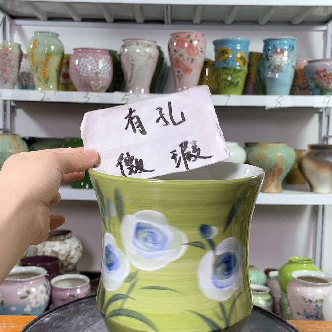 景德镇陶瓷花盆花器暇256