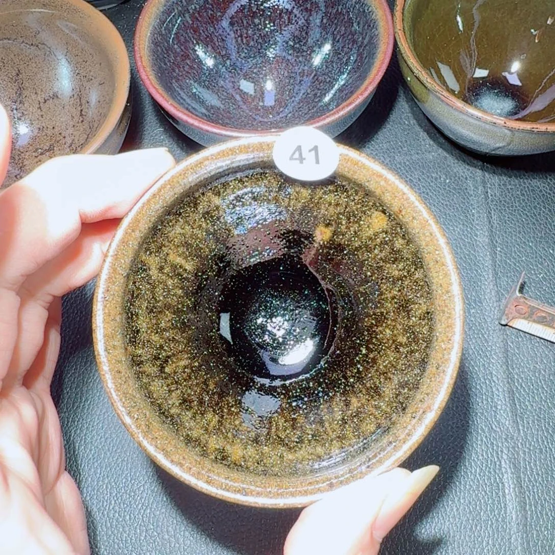 摆件古时茶器建窑建盏41