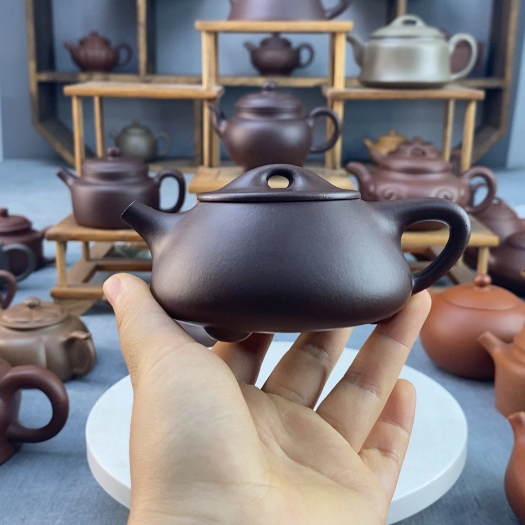 茶壶紫砂老紫泥的