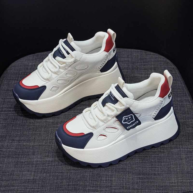 老爹鞋女2025年春季厚底网红爆板增高运动休闲时尚百搭小个子女鞋