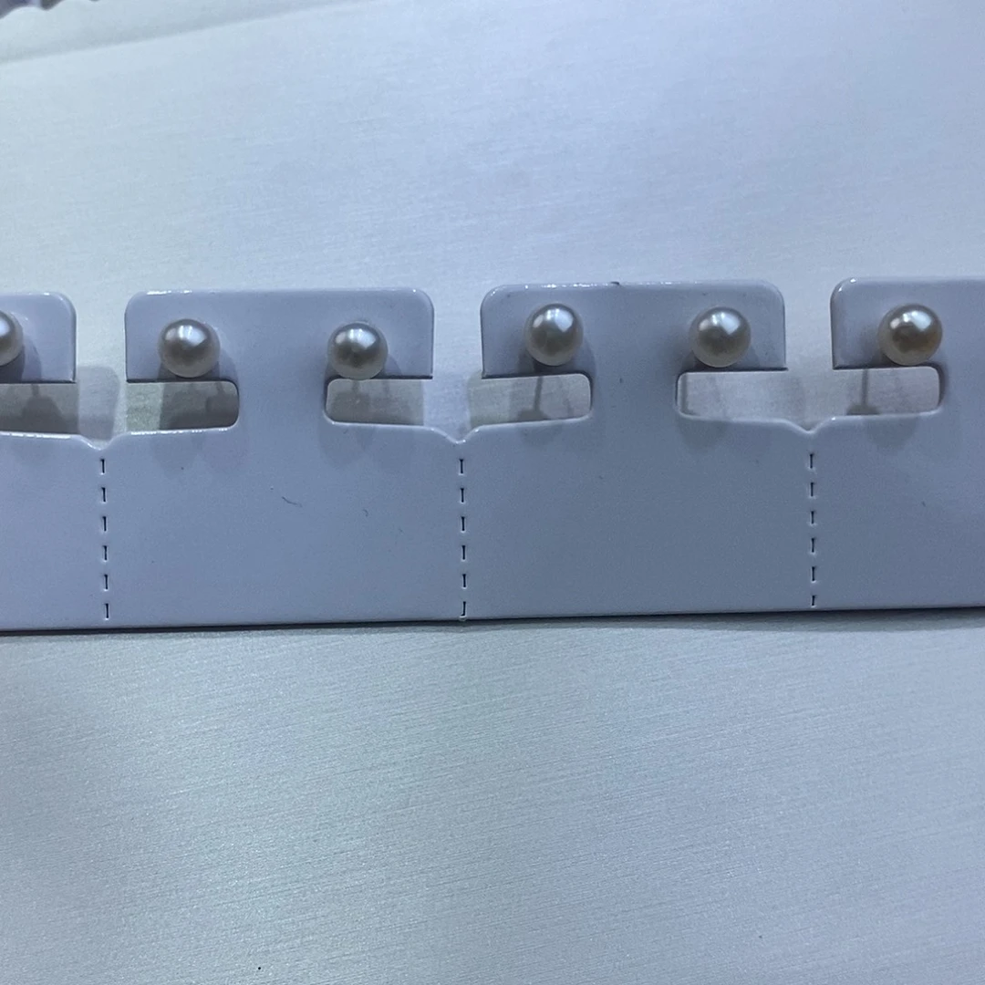 银S925镶嵌淡水珍珠耳饰