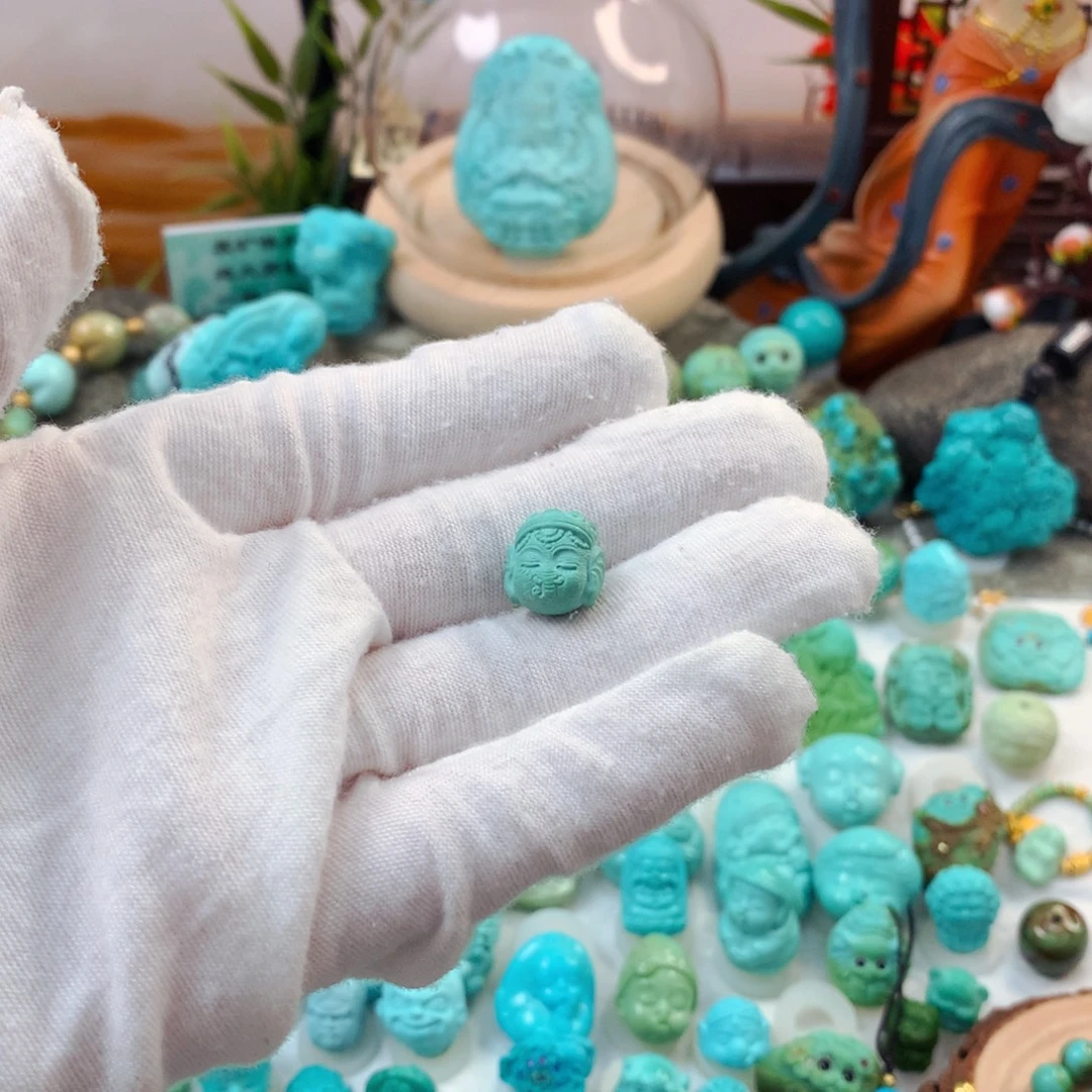 绿松石未镶嵌珠宝半成品