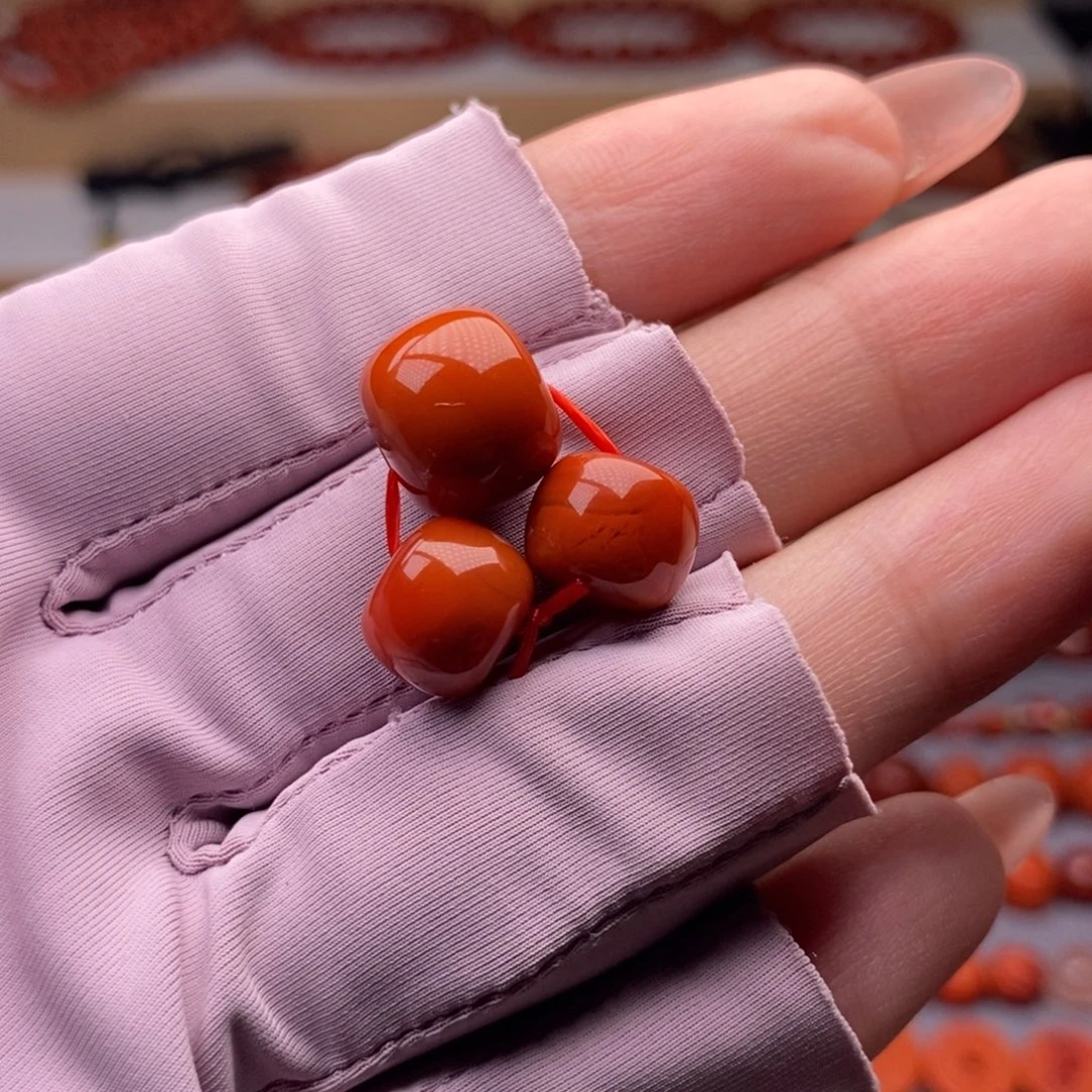 南红玛瑙未镶嵌配饰微瑕