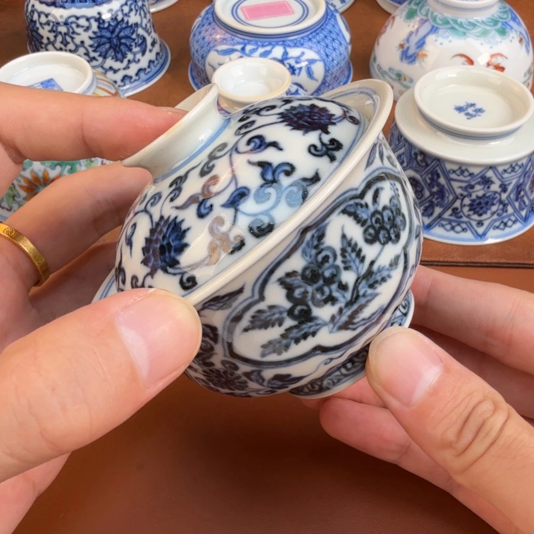 摆件景德镇瓷器手工手绘