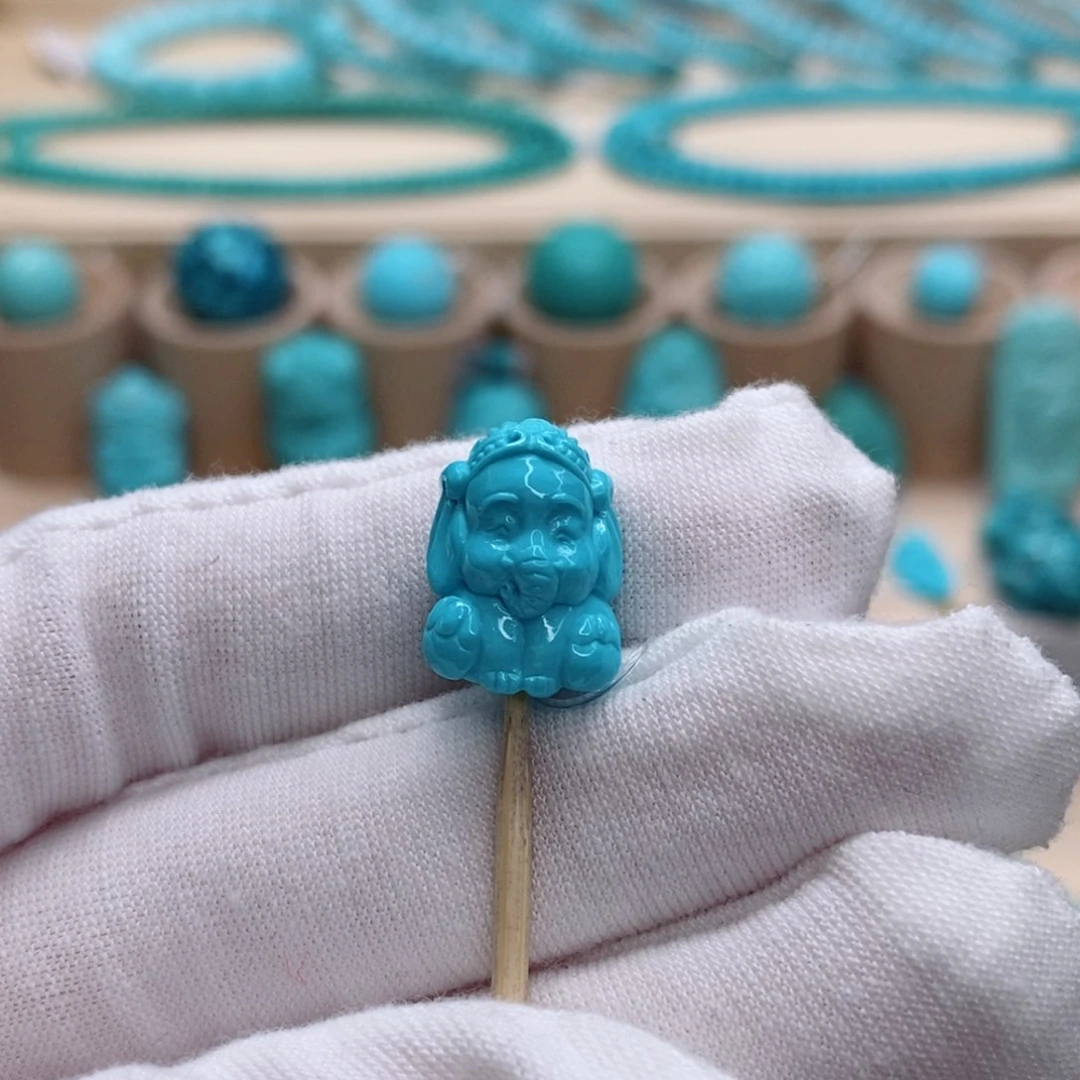 绿松石珠宝奇石未镶嵌