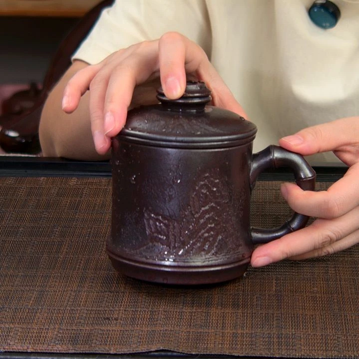 茶杯紫砂高货放漏