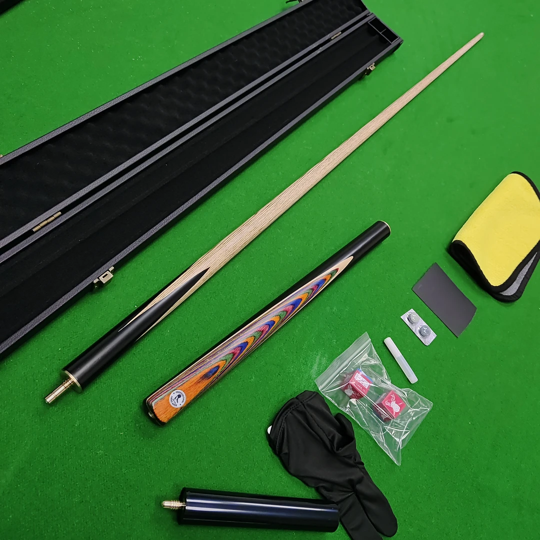 【幻羽】台球杆小头杆3高级白蜡木3/4分体杆九球中式八球杆大头杆