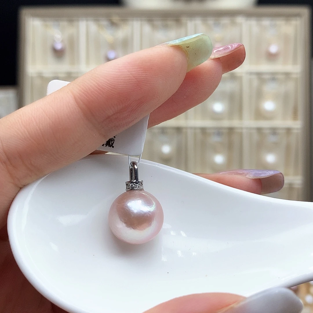 颈饰合金淡水珍珠
