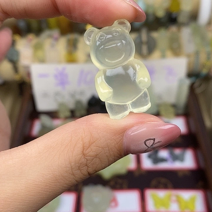 沙***宁未镶嵌蛇纹石玉项链吊坠