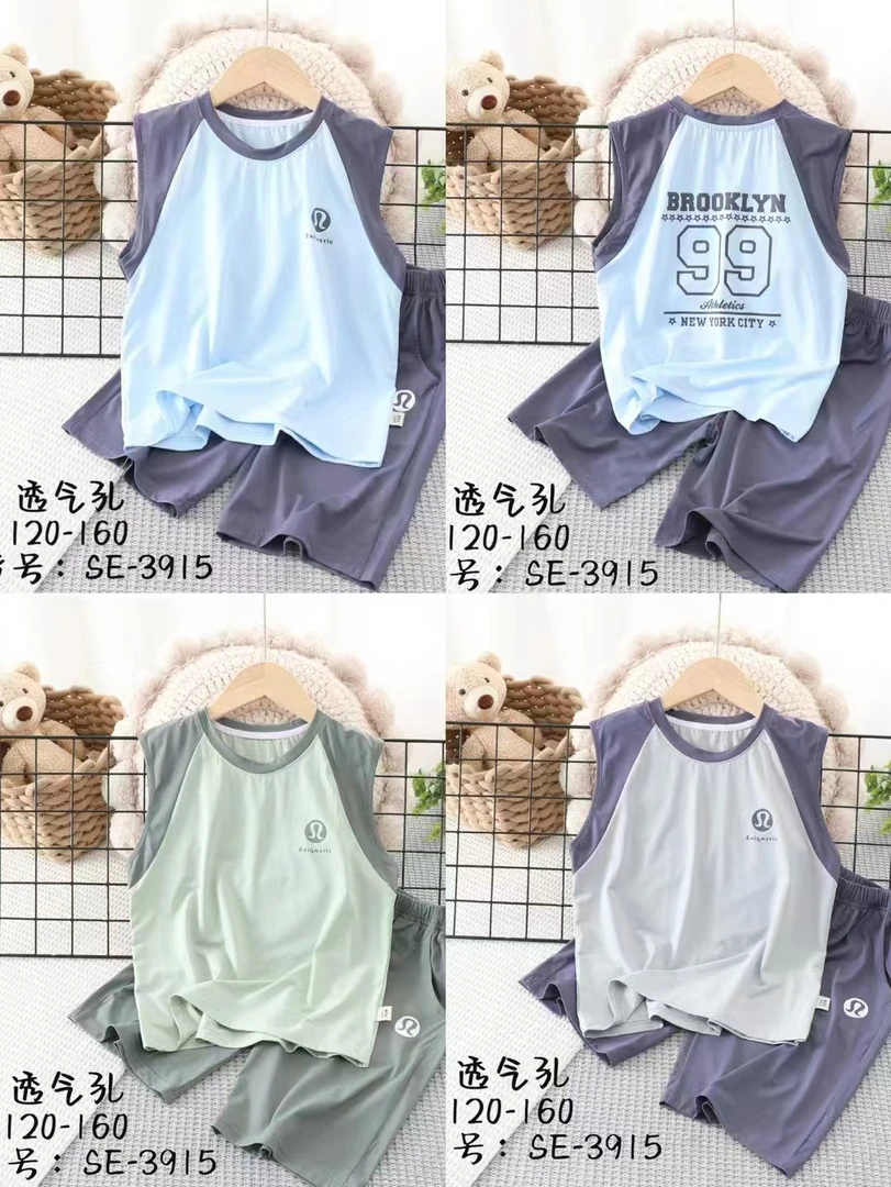 【两件套】儿童夏季无袖速干套装3915