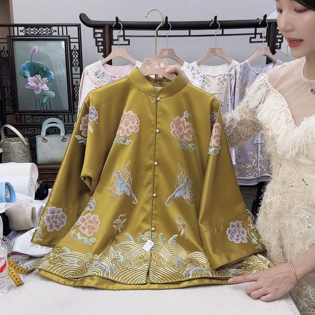 3上新苏绣太太服苏绣太太服