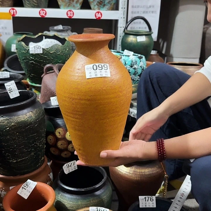 黄色美人瓶099高度30外口10