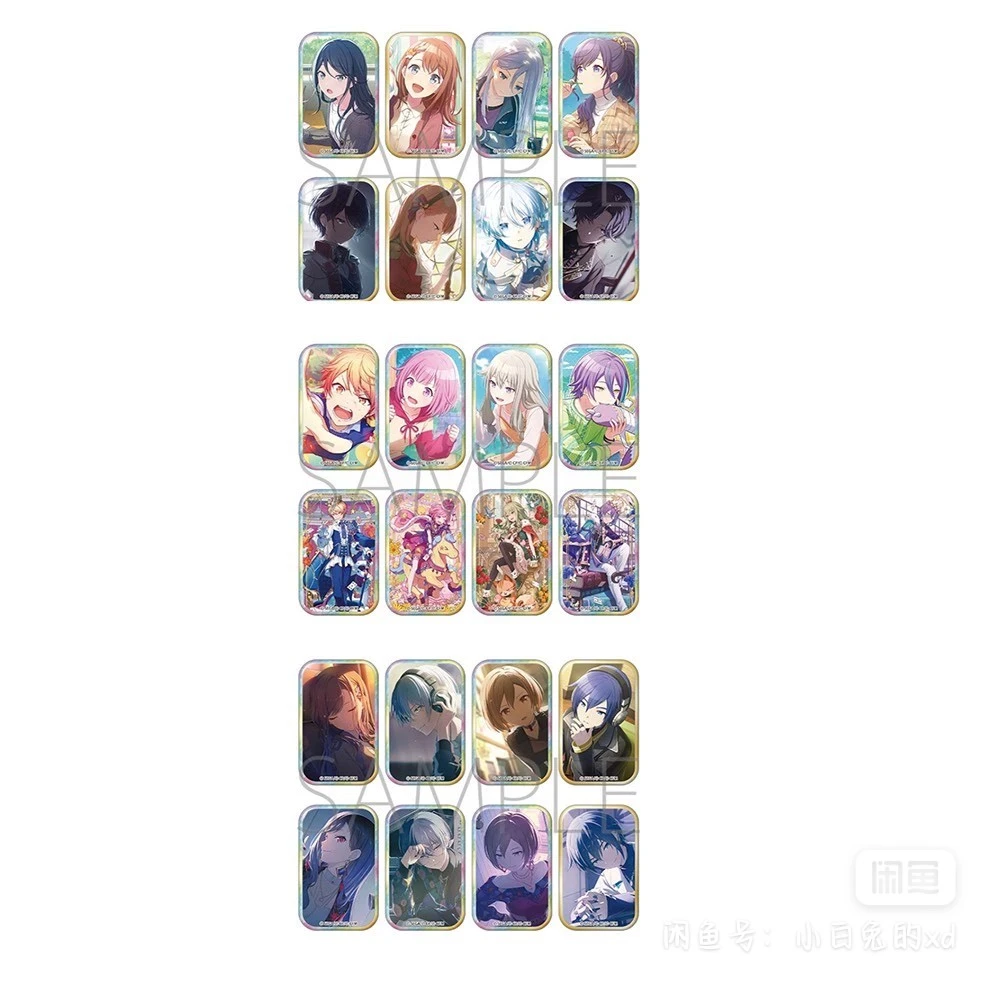 kk【初音未来 世界计划 pjsk】vol.44 B款方吧唧徽章  动漫日谷周边