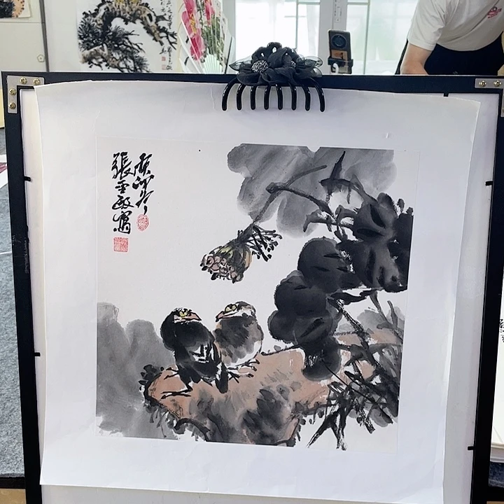国画张圣敏先生纯手绘作品