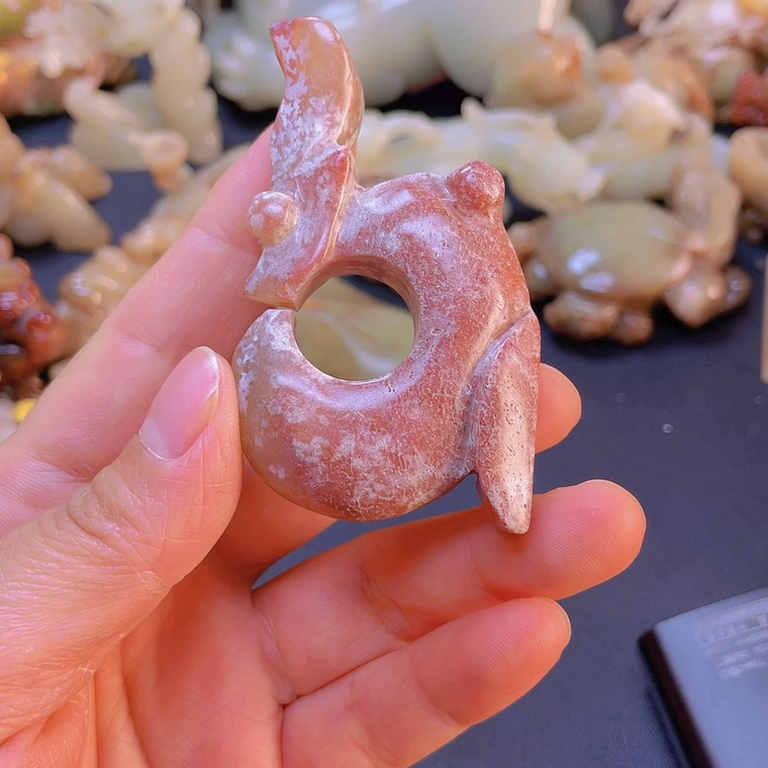 白玉菩提吊坠鑫*缘摆件