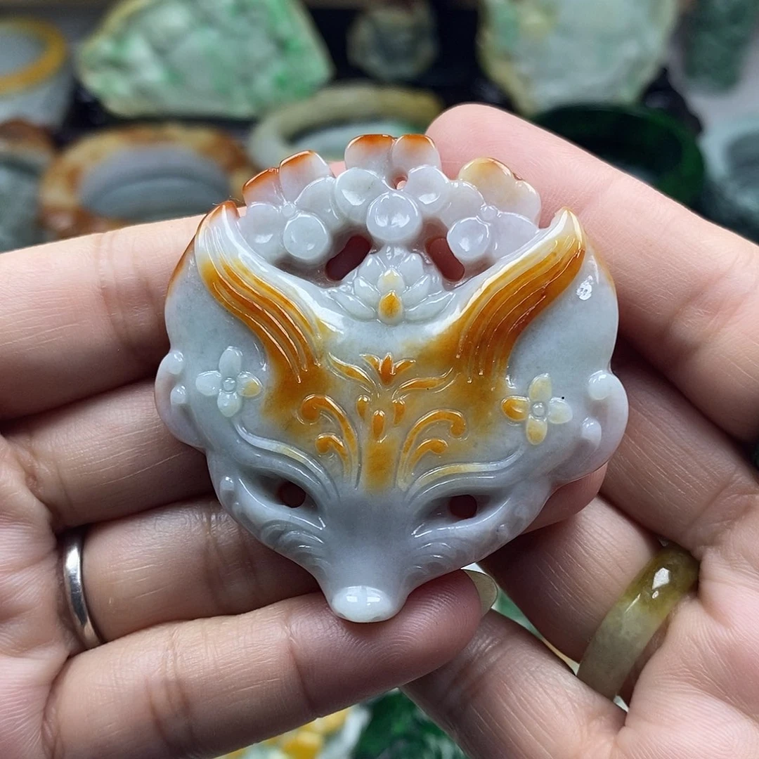 颈饰未镶嵌翡翠牌子
