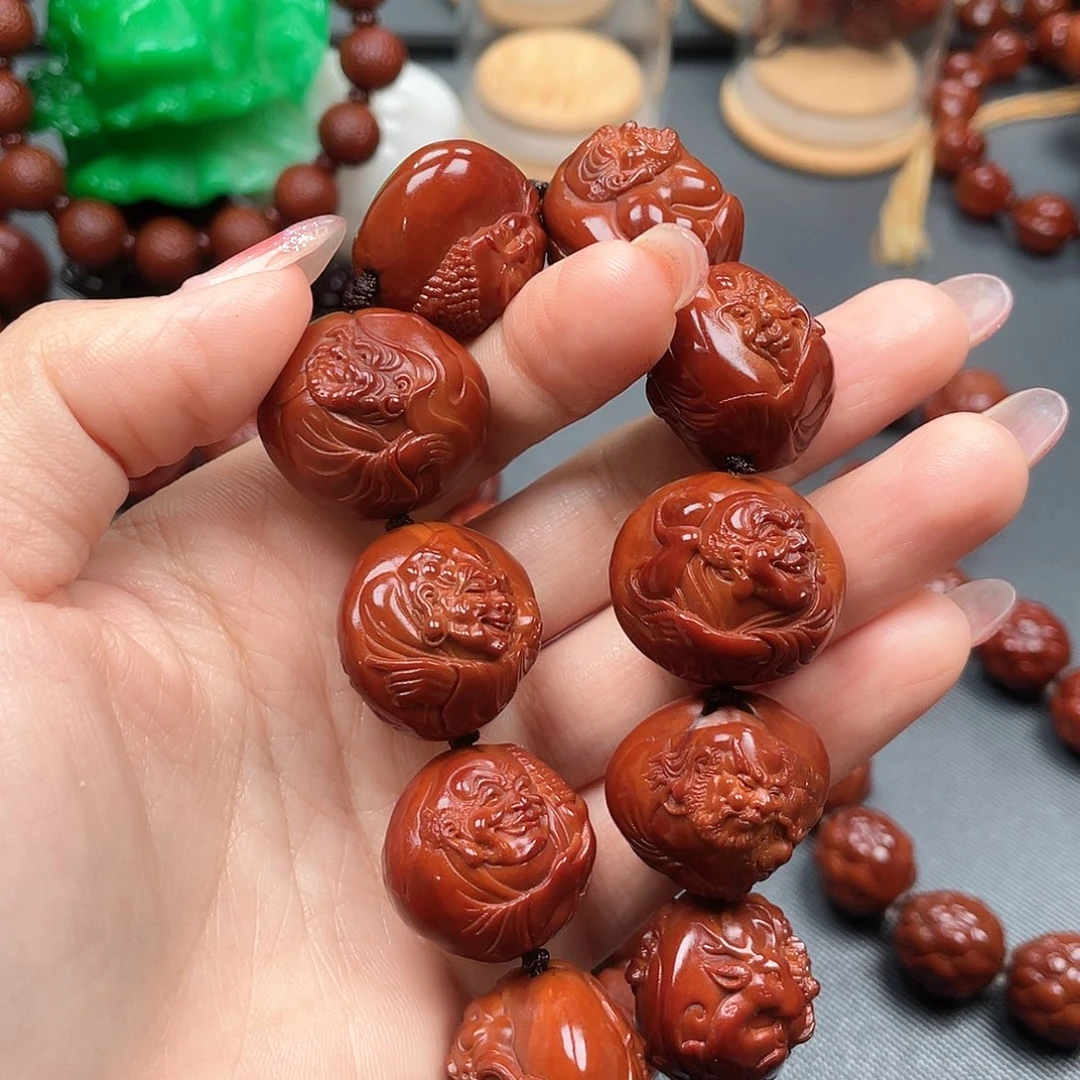 威***士手串橄榄核十八罗汉