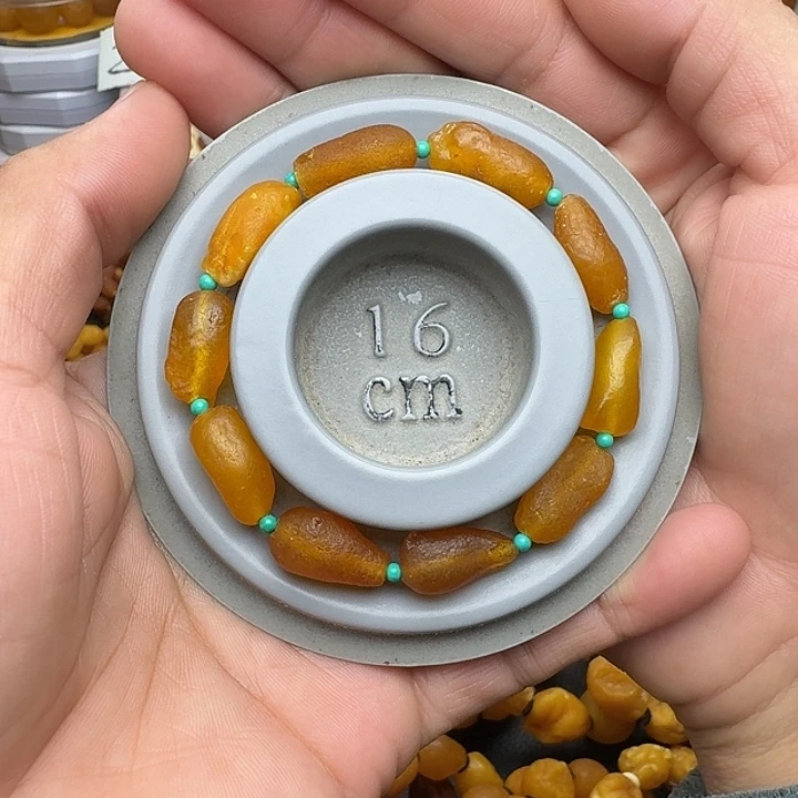蜜蜡未镶嵌裸石天然蜜蜡手串