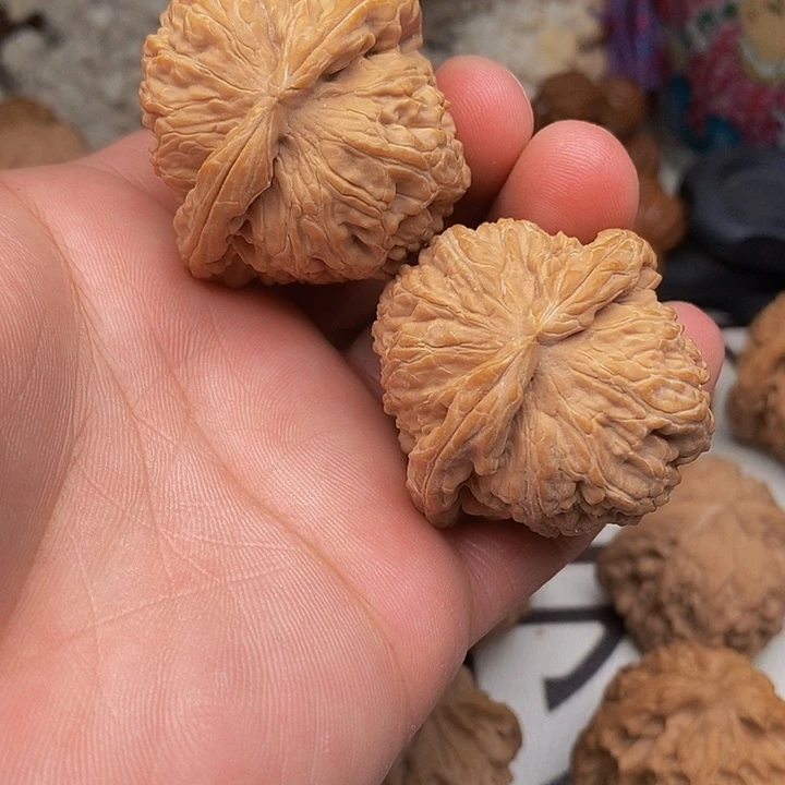 桃核把件岁****过白狮子头