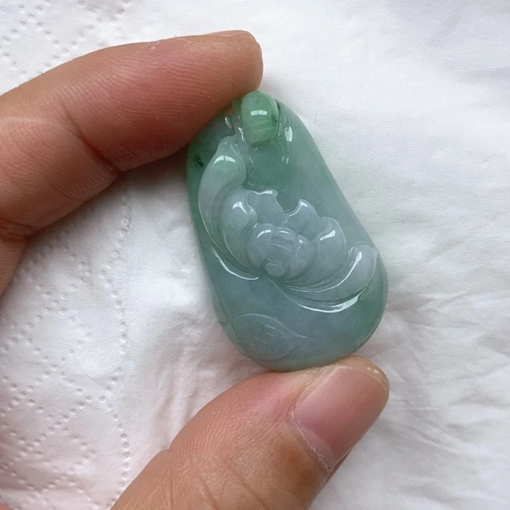 颈饰未镶嵌翡翠天然缅甸翡翠