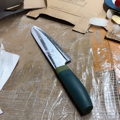 微瑕，不锈钢水果刀不能抗骨青柠