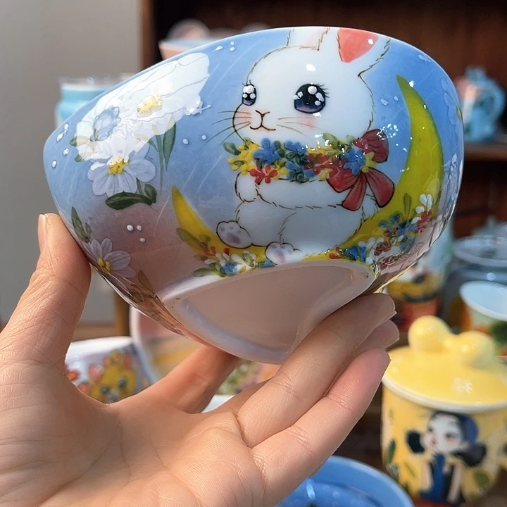陶景德镇釉下手绘陶瓷
