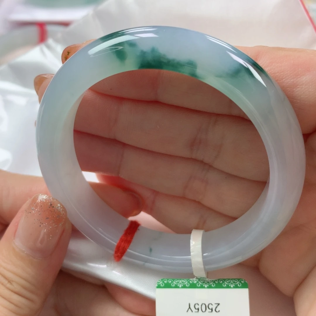 未镶嵌手镯翡翠缅甸天然翡翠53圈