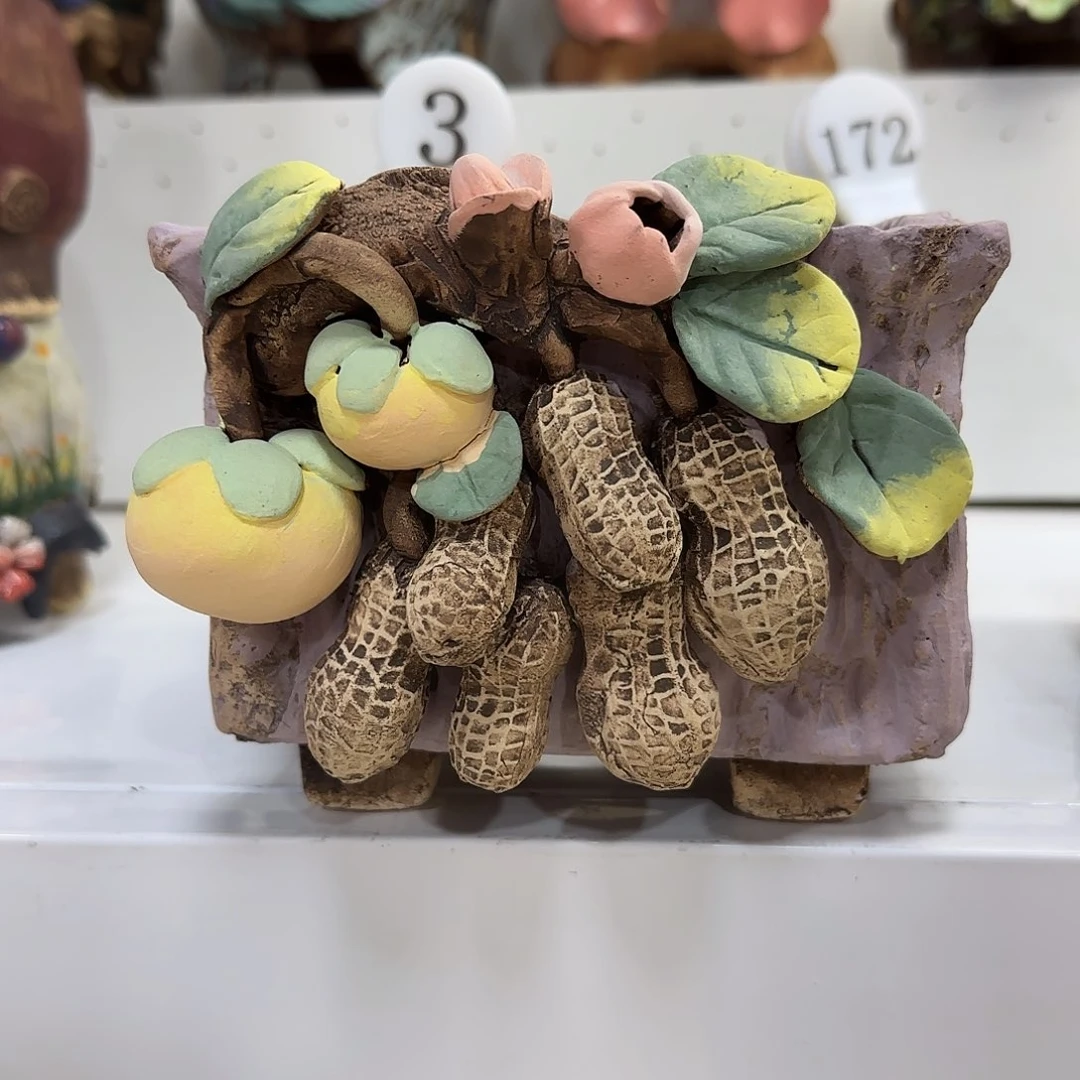 滋*青墨花器麦饭石花盆