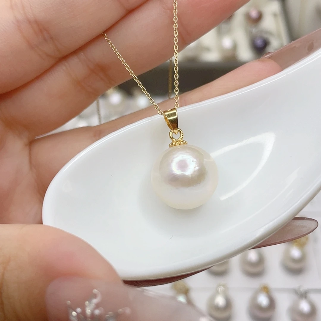 淡水珍珠合金吊坠(赠链)