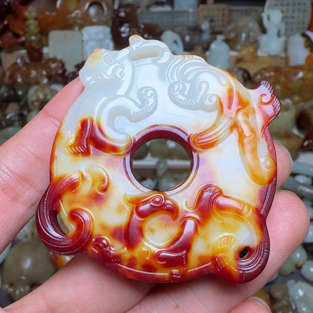 火***锋和田玉未镶嵌颈饰