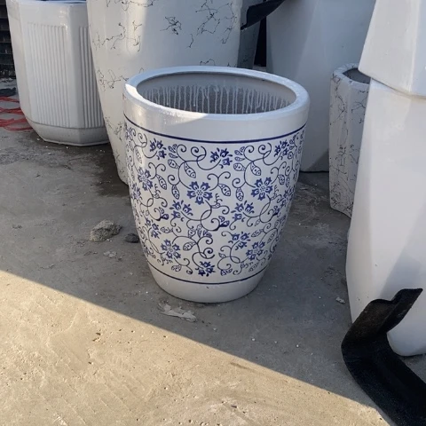 低腰锥形青花瓷中号 口27/36