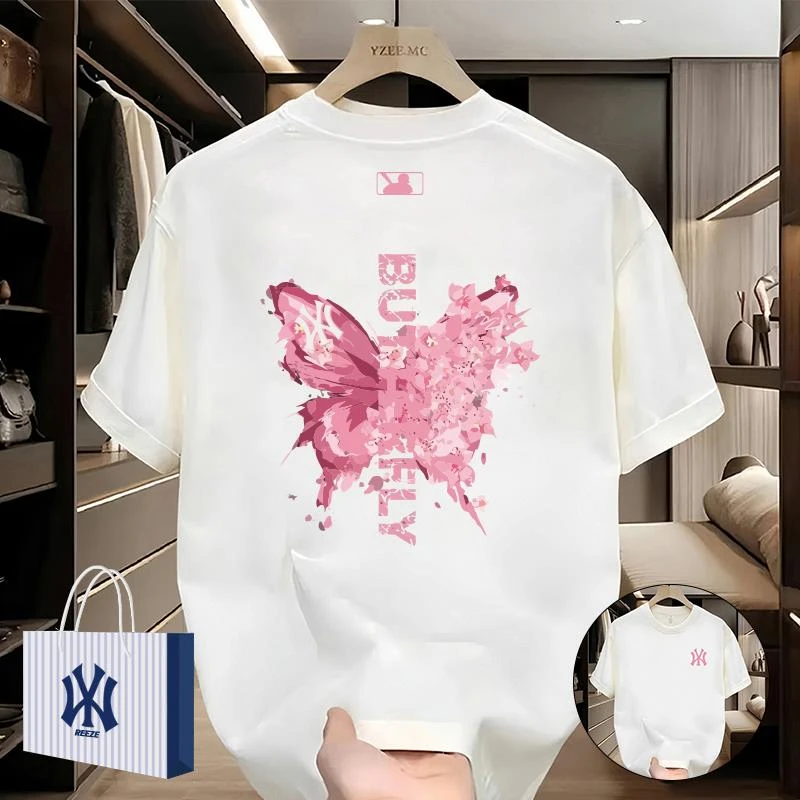 【香港DcSU&Shoes官方正品】花短袖百搭纯棉休闲T恤圆领ins上衣潮