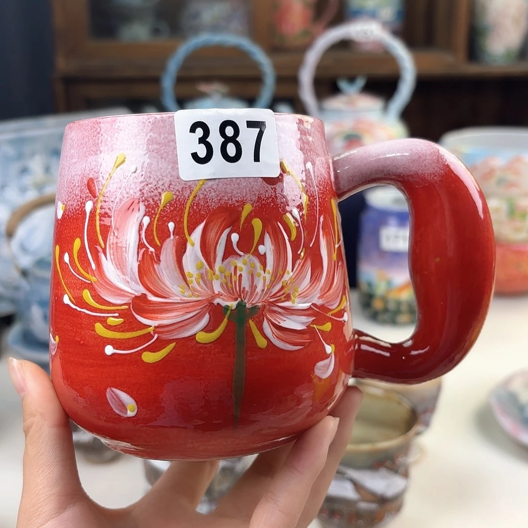 景德镇手绘高温釉下彩陶瓷茶具