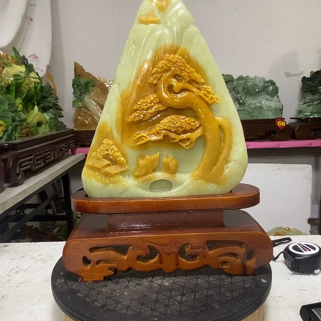 ****西玉玉未镶嵌居家摆件