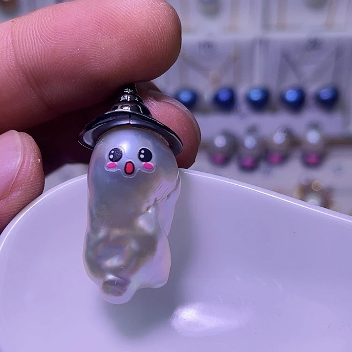 淡水珍珠颈饰合金08