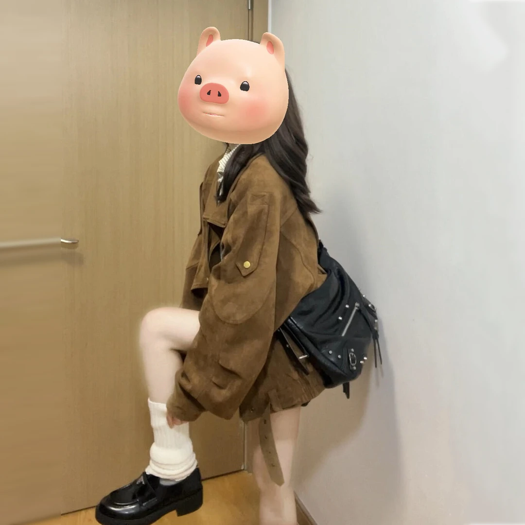 美拉德洋气夹克外套女秋冬2025新款早秋韩系高级感小个子短款上衣