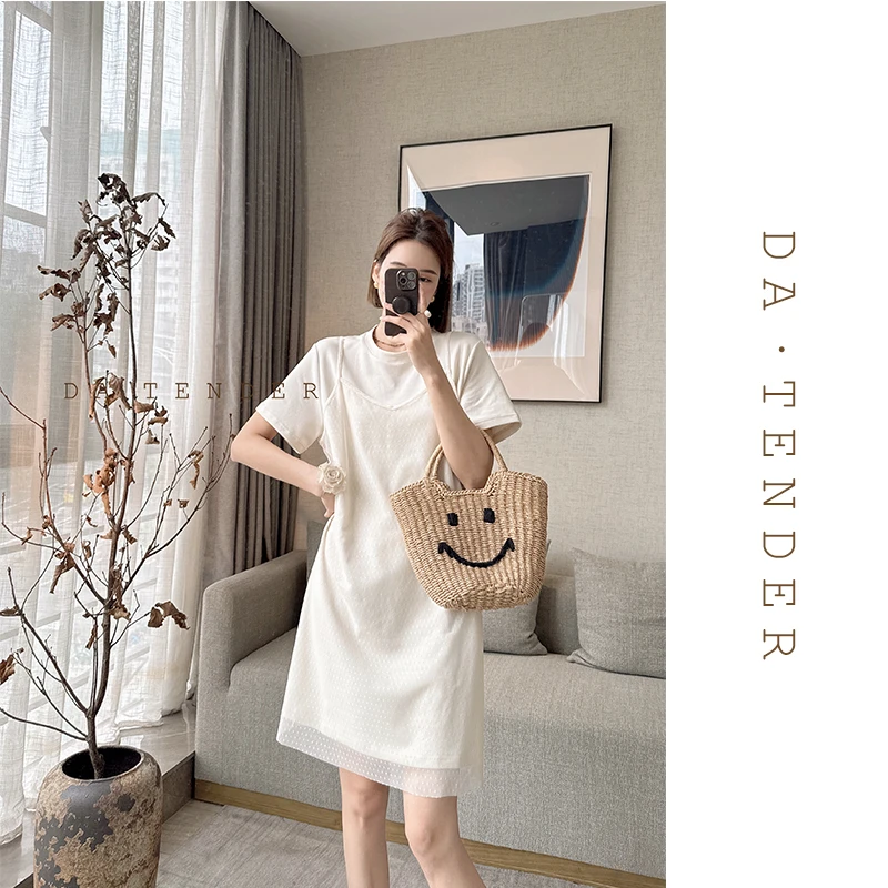 DA【清-夏款】妙芝朦胧吊带裙-LX2