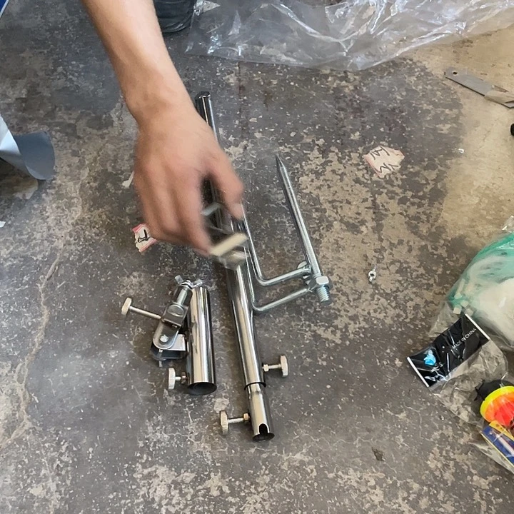 野钓拉饵盘地插支架三件套