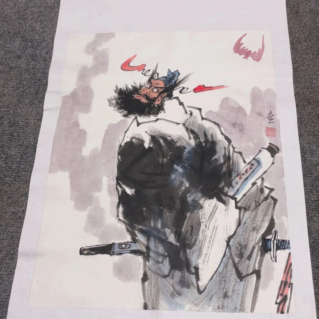 国画1.4平尺纯手绘国画作品
